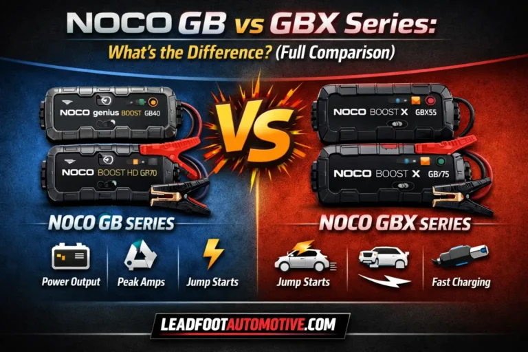 NOCO GB vs GBX Series What’s the Difference