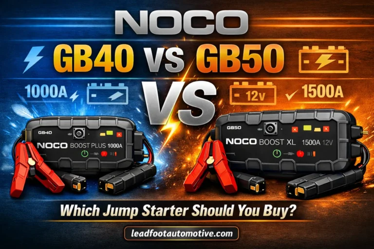 NOCO GB40 vs GB50 Which Jump Starter Should You Buy