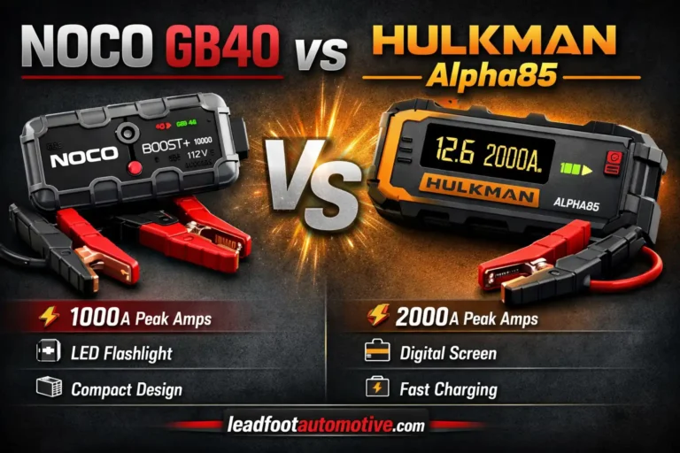 NOCO GB40 vs HULKMAN Alpha85