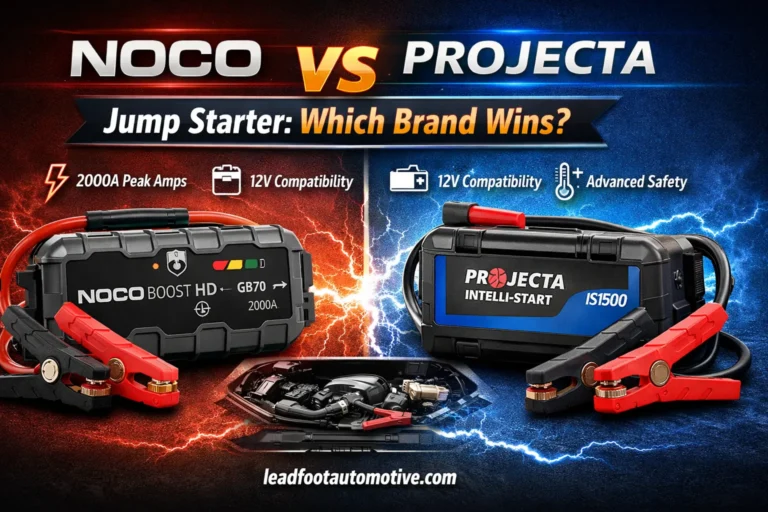 NOCO GB40 vs Projecta IS1220 Full Comparison & Best Jump Starter Guide (2026)