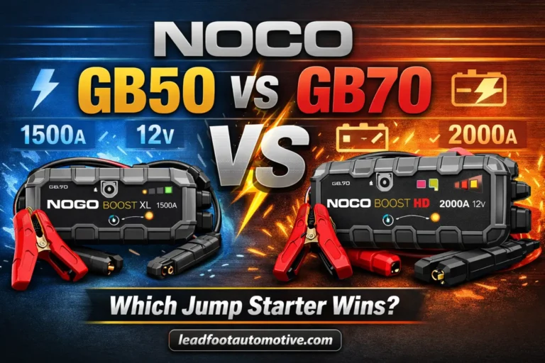 NOCO GB50 vs GB70