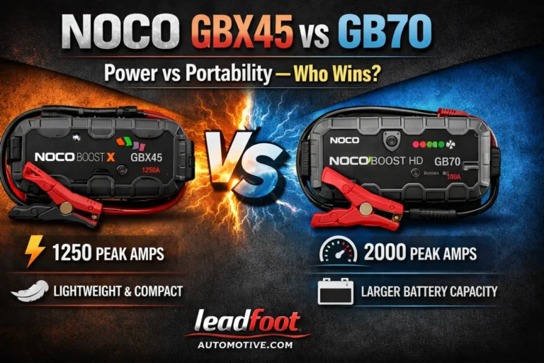 NOCO GBX45 vs GB70