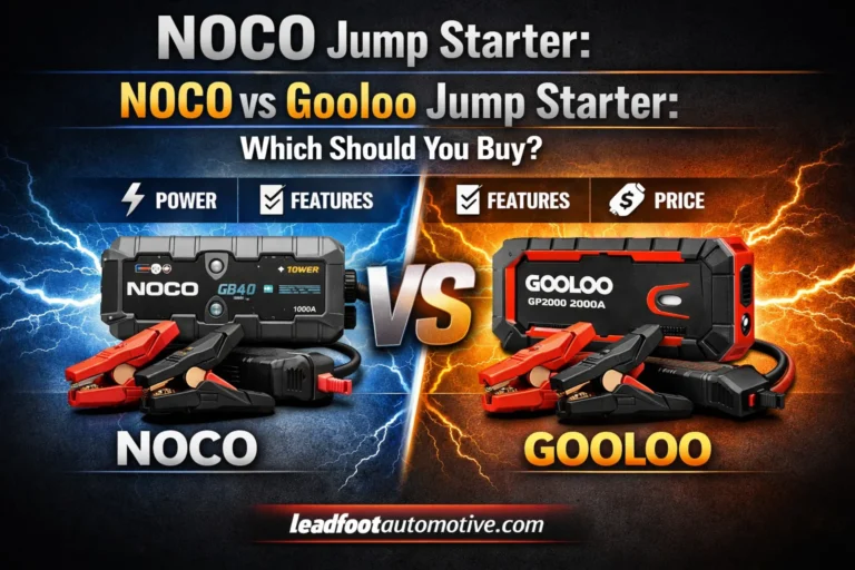 NOCO Jump Starter NOCO vs Gooloo Jump Starter Which Should You Buy