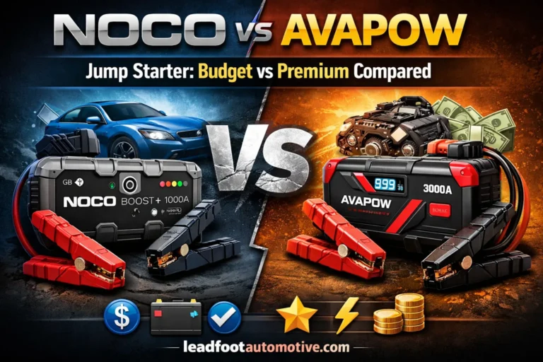 NOCO vs Avapow Jump Starter Budget vs Premium Compared