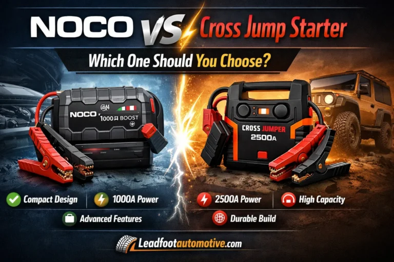 NOCO vs Cross Jump Starter Which One Should You Choose