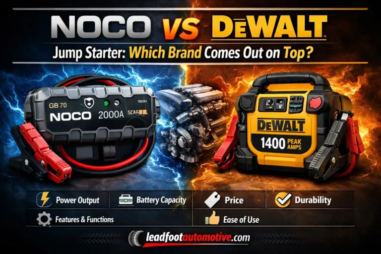 NOCO vs DeWalt Jump Starter Which Brand Comes Out on Top
