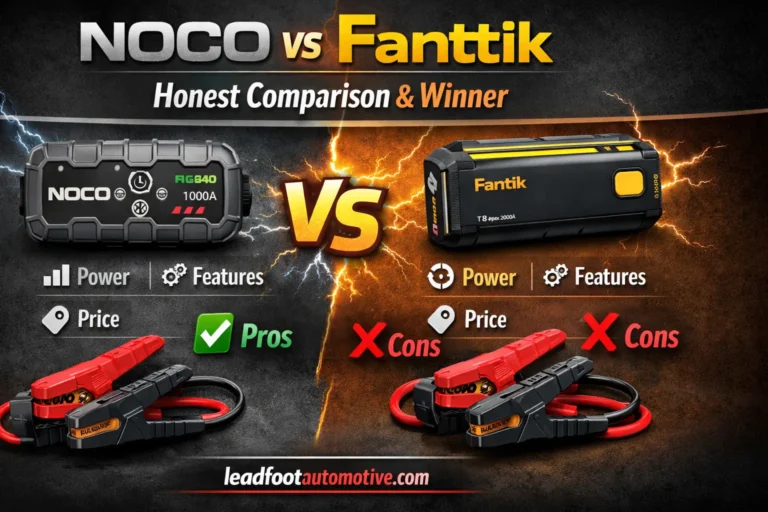 NOCO vs Fanttik Jump Starter Honest Comparison & Winner