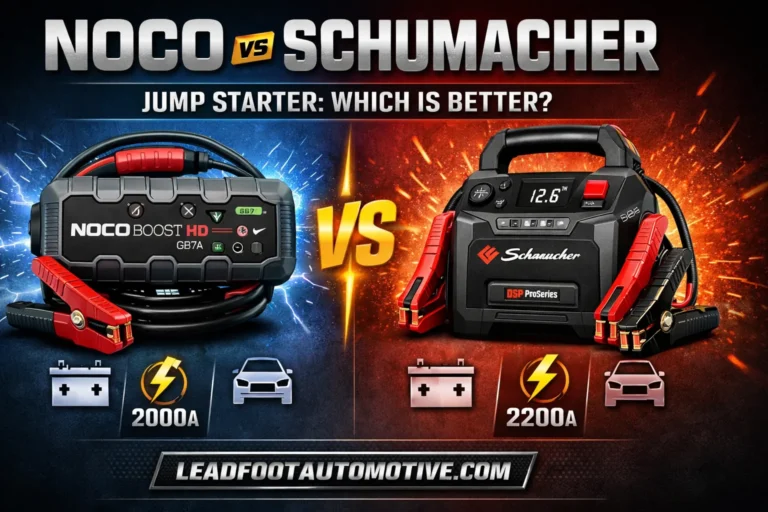 NOCO vs Schumacher Jump Starter Which Is Better