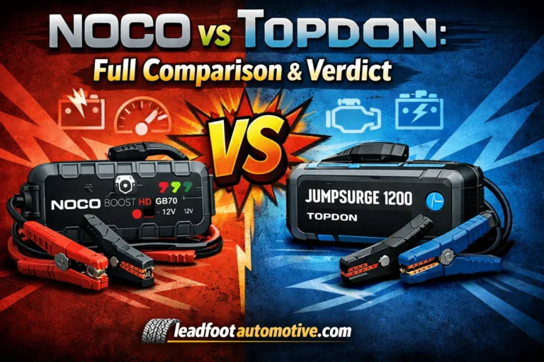 NOCO vs Topdon Jump Starter Full Comparison & Verdict