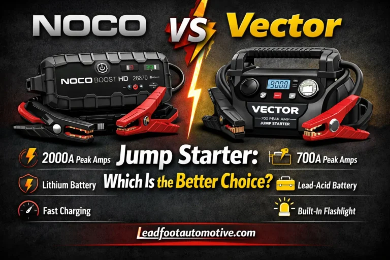 NOCO vs Vector Jump Starter Which Is the Better Choice