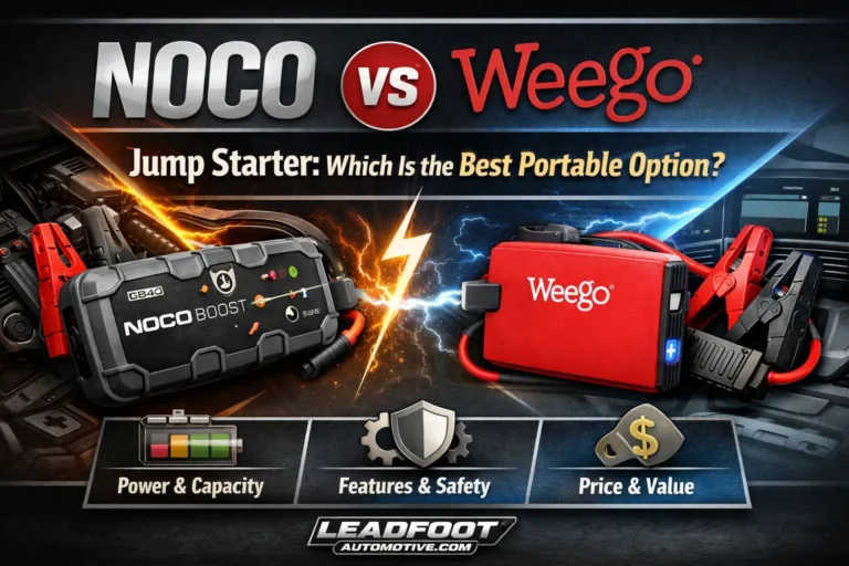 NOCO vs Weego Jump Starter Which Is the Best Portable Option