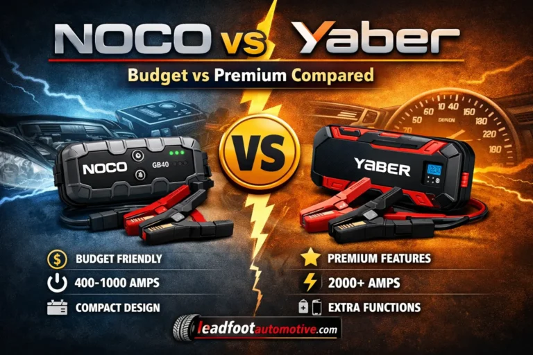 NOCO vs Yaber Jump Starter Budget vs Premium Compared