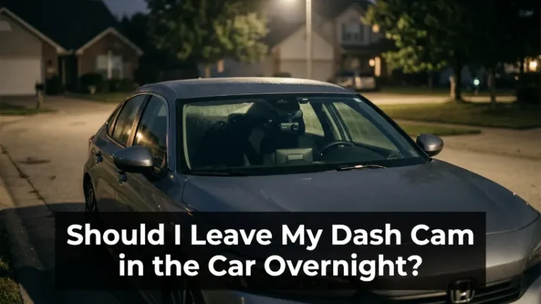 Should I leave my dash cam in my car overnight