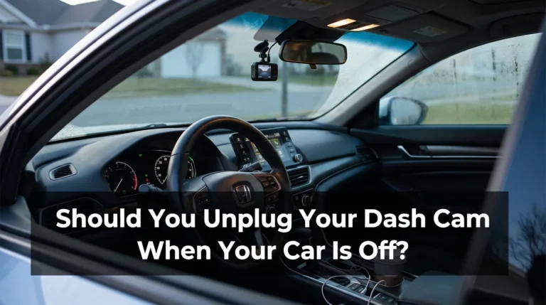 Should You Unplug Your Dash Cam When Your Car Is Off?