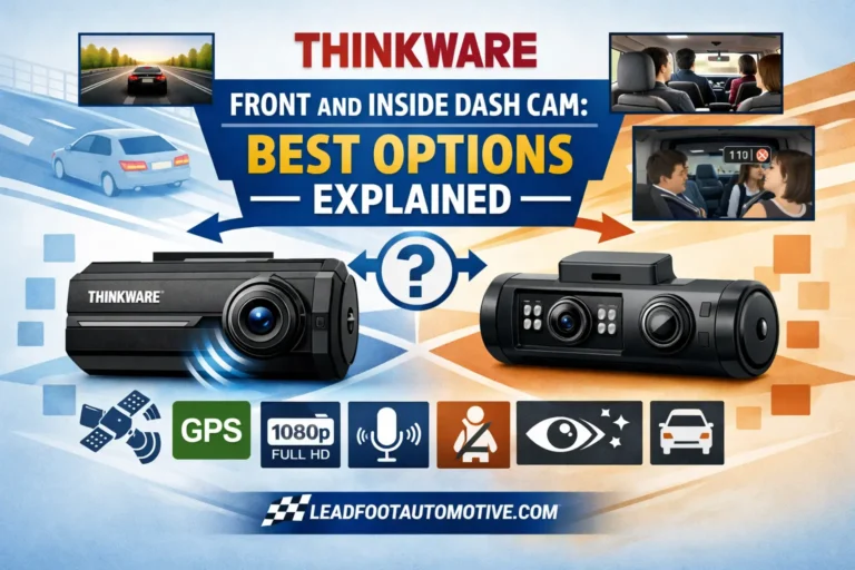 Thinkware Front and Inside Dash Cam Best Options Explained