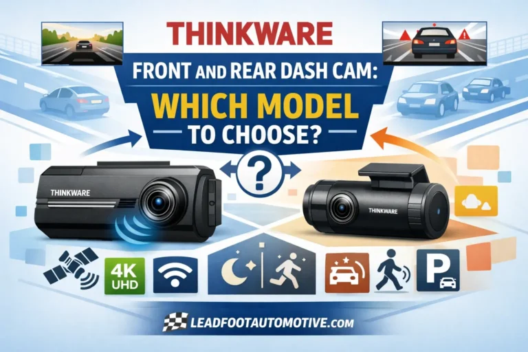 Thinkware Front and Rear Dash Cam Which Model to Choose