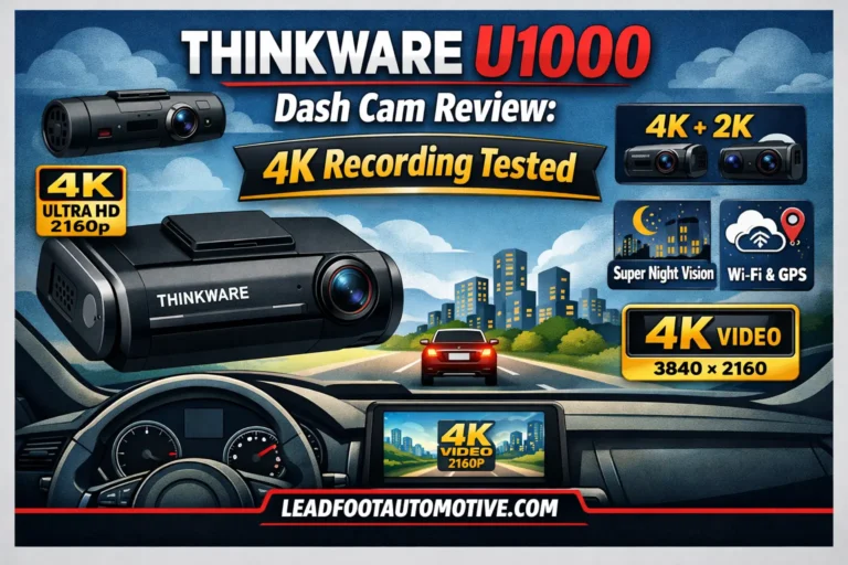 Thinkware U1000 Dash Cam Review 4K Recording Tested