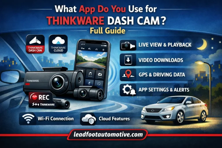 What App Do You Use for Thinkware Dash Cam Full Guide