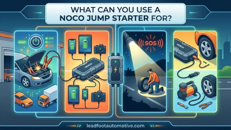 What Can You Use a NOCO Jump Starter For