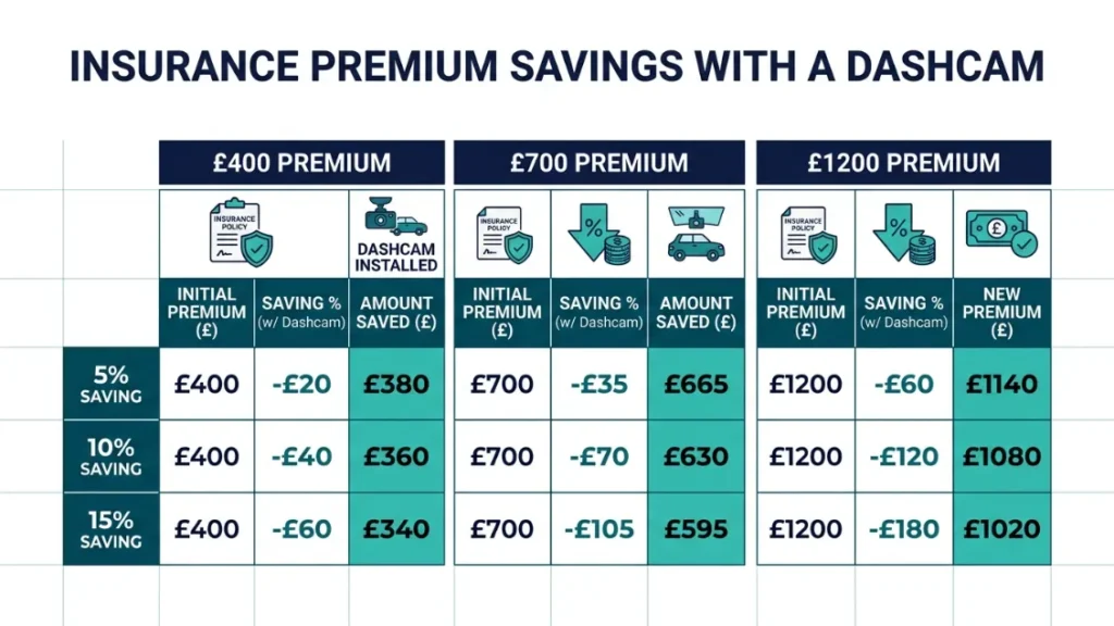 What Discount Does a Dashcam Actually Get You on Car Insurance