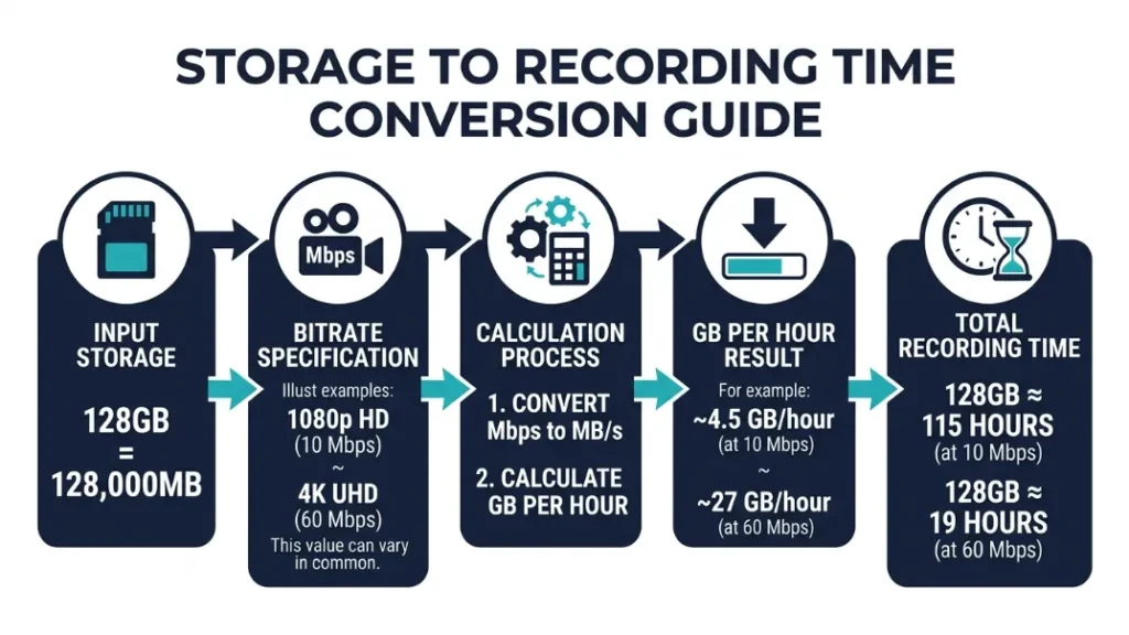 What Does 128GB Actually Mean for Dash Cam Recording