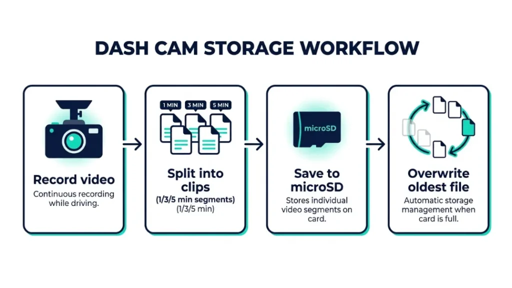 What Does a Dash Cam Actually Use for Storage