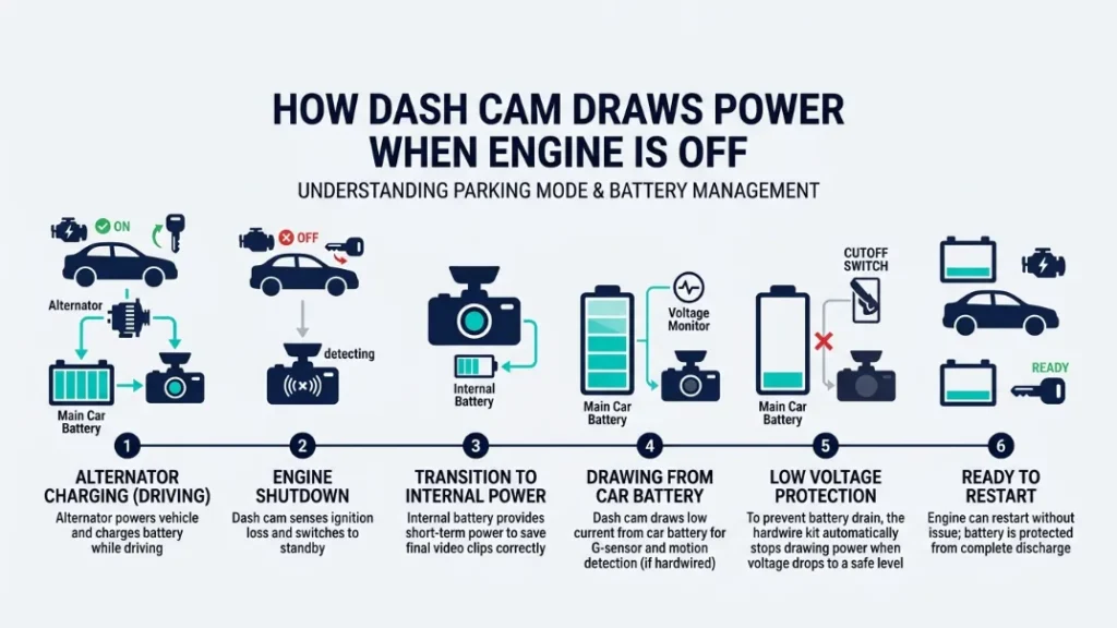 What Does a Dash Cam Do to Your Car Battery When the Engine Is Off