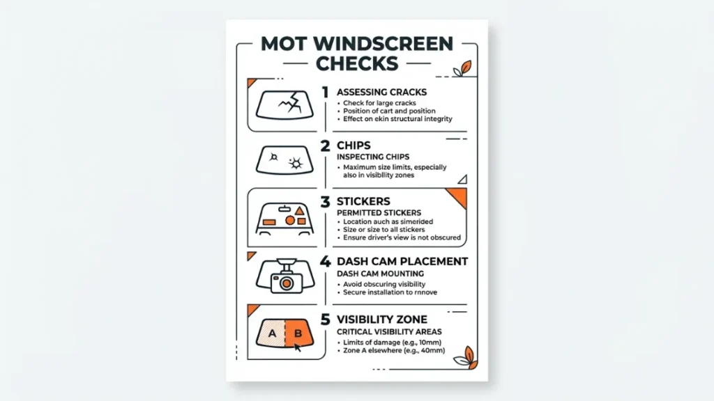 What Does the MOT Test Actually Check on Your Windscreen