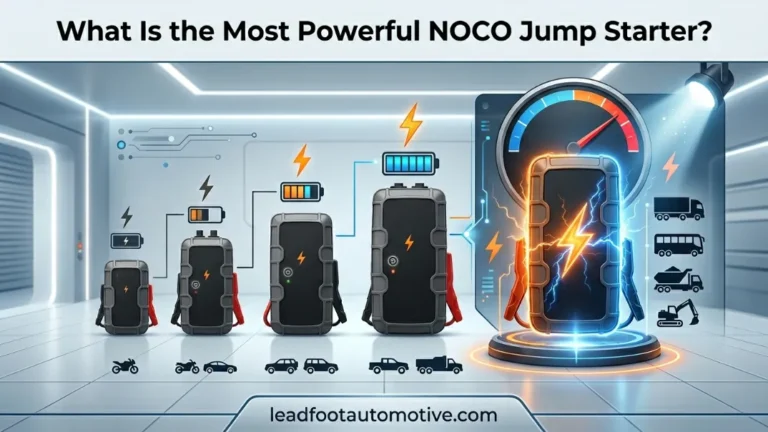 What Is the Most Powerful NOCO Jump Starter