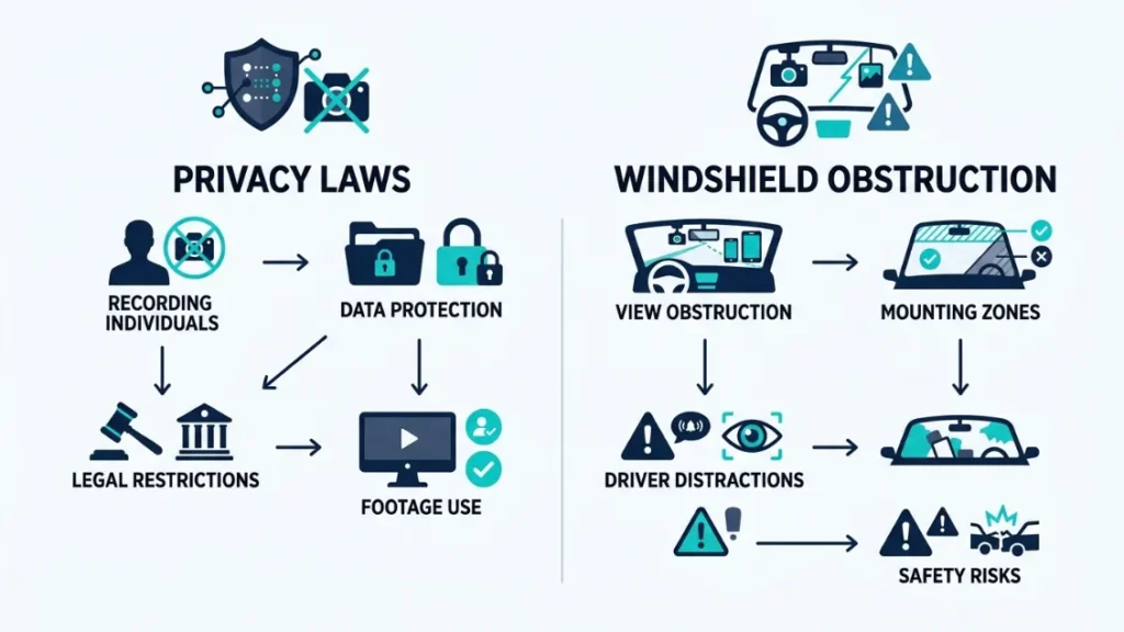 What Makes a Dashcam Illegal in Some Countries but Fine in Others