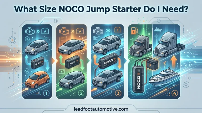 What Size NOCO Jump Starter Do I Need