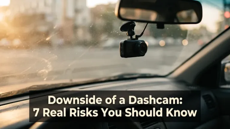 What is the downside of a dashcam
