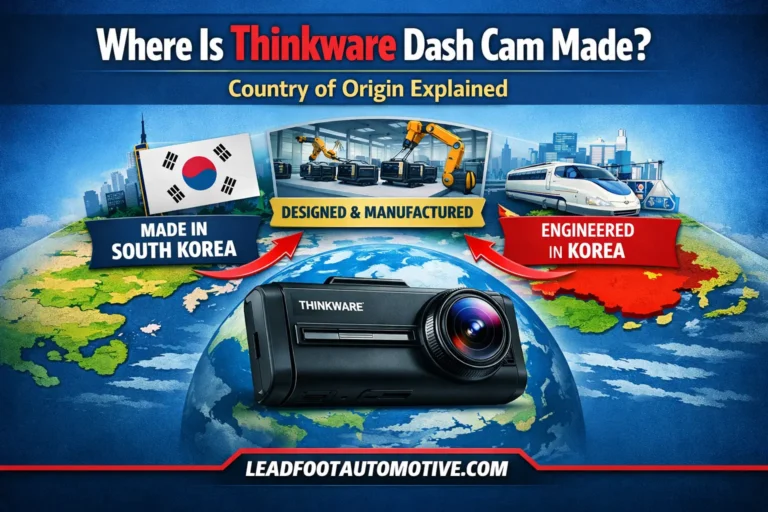 Where Is Thinkware Dash Cam Made South Korea Explained