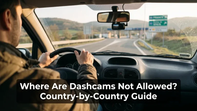 Where are dashcams not allowed