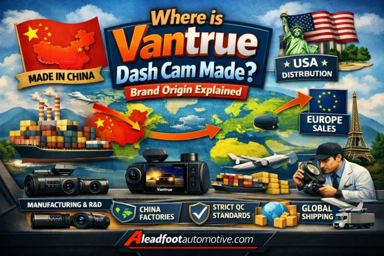 Where is Vantrue Dash Cam Made Brand Origin Explained