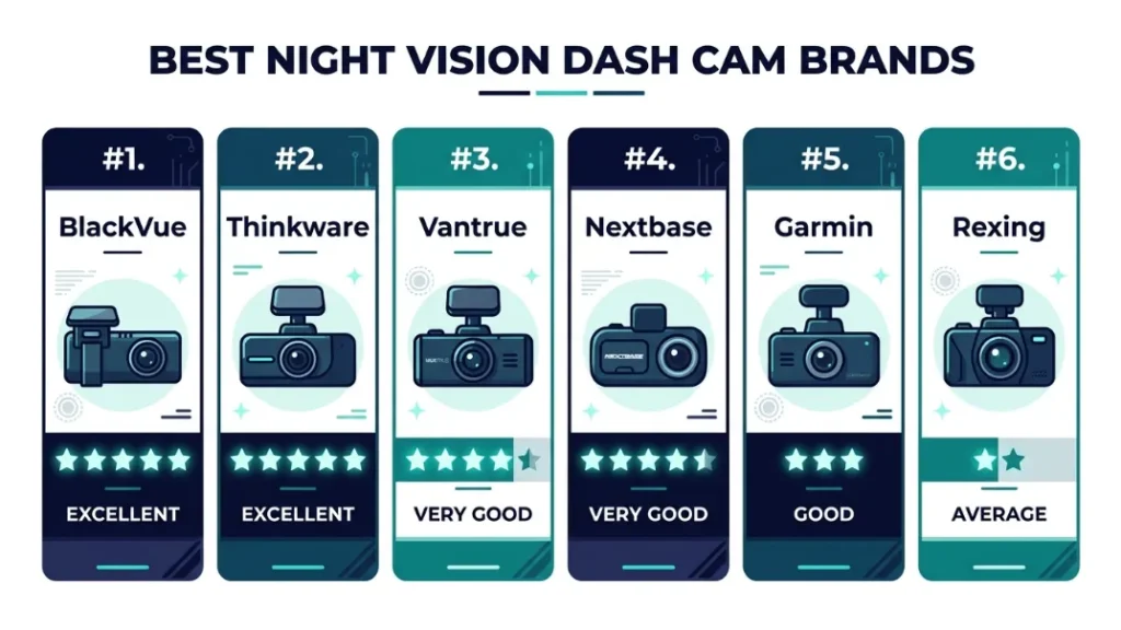 Which Dash Cam Brand Has the Best Night Vision in Real Conditions