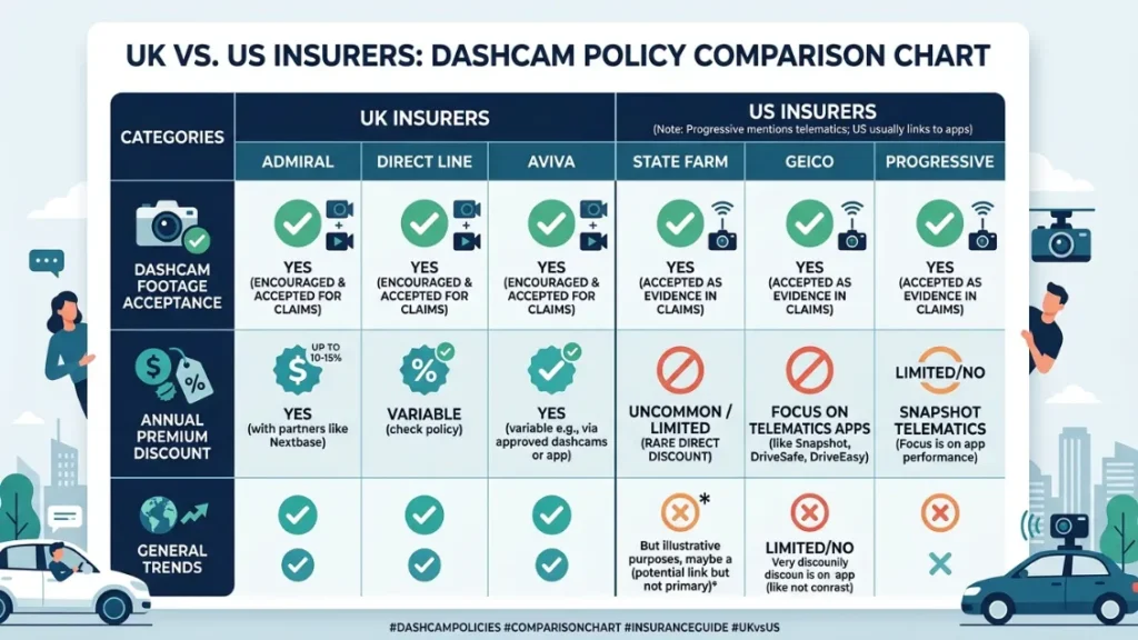 Which Insurance Companies Offer a Dashcam Discount Right Now