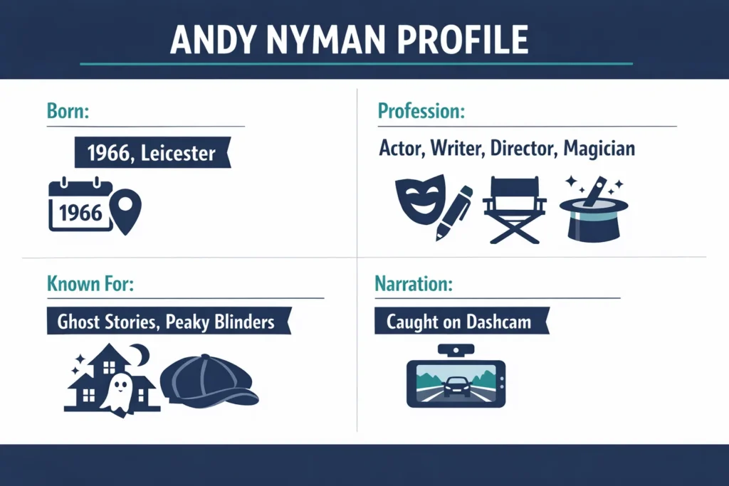 Who Exactly Is Andy Nyman, the Voice Behind Caught on Dashcam