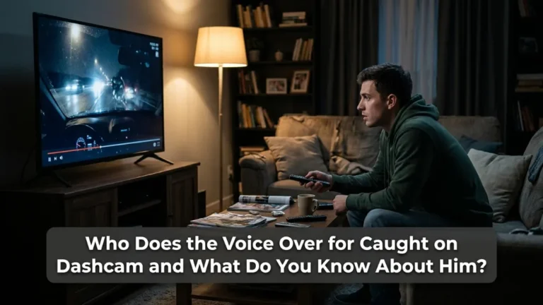 Who does the voice over for Caught on Dashcam