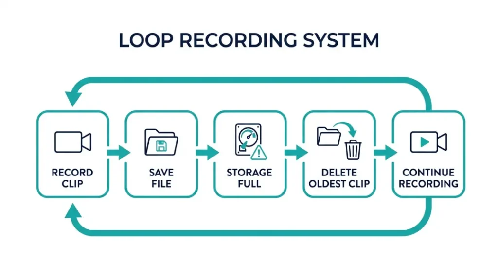 What Is Loop Recording and Why Does Every Dash Cam Use It?