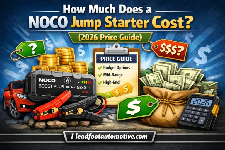 How Much Does a NOCO Jump Starter Cost