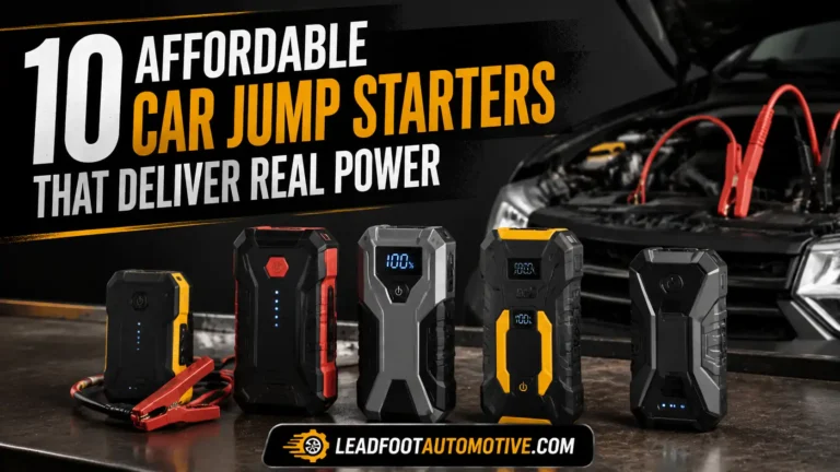 10 Affordable Car Jump Starters That Deliver Real Power