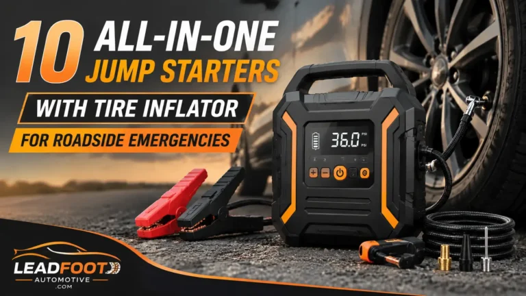 10 All-in-one Jump Starters With Tire Inflator For Roadside Emergencies