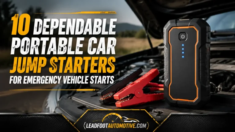 10 Dependable Portable Car Jump Starters For Emergency Vehicle Starts