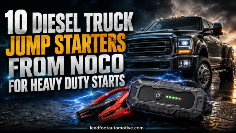 10 Diesel Truck Jump Starters From Noco For Heavy Duty Starts