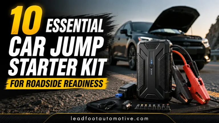 10 Essential Car Jump Starter Kit For Roadside Readiness