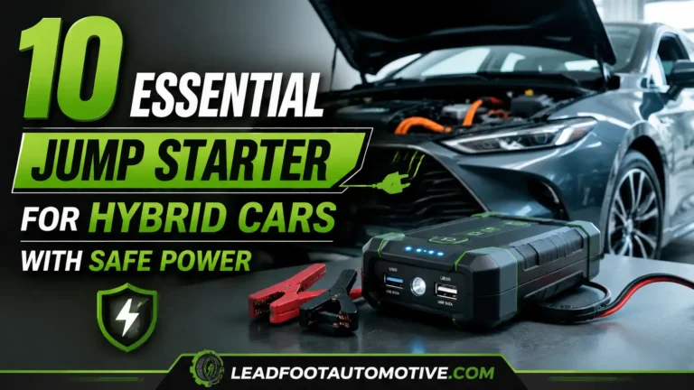 10 Essential Jump Starter For Hybrid Cars With Safe Power
