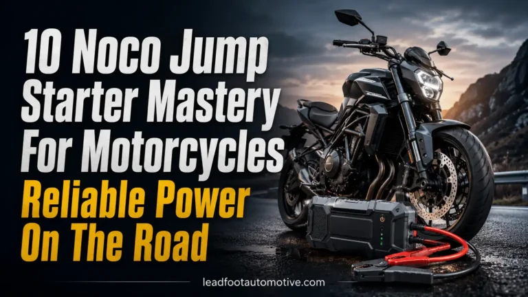 10 Noco Jump Starter Mastery For Motorcycles Reliable Power On The Road