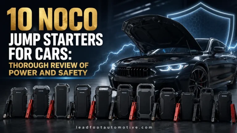 10 Noco Jump Starters For Cars Thorough Review Of Power And Safety
