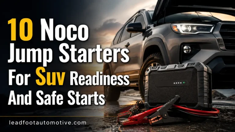 10 Noco Jump Starters For Suv Readiness And Safe Starts